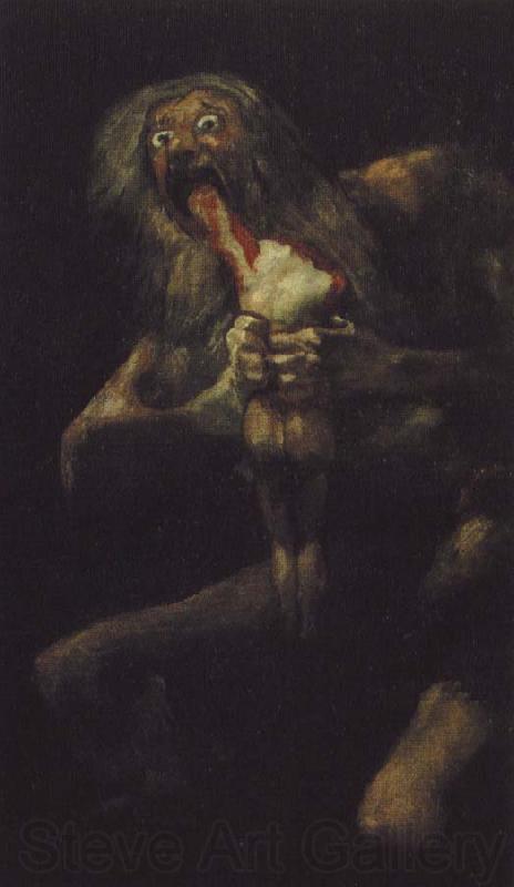 Francisco Goya saturnus slular sina barn Spain oil painting art